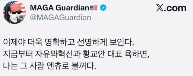 하 역시 미국 마가형님들 화끈하심