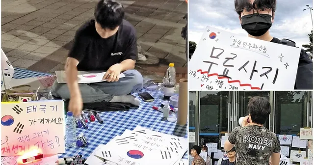평화 집회 앱 만들고, 태극기 그려 나눠주고... 잠실 집회 이끈 2030 ‘소셜 시티즌’

2030 청년들은 주말이었던 지난 6~7일 6·3 