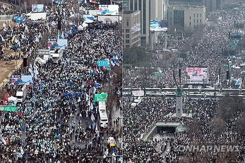 탄핵 찬반 집회에 마라톤 대회도…주말 서울 도심 교통혼잡 예상

[연합뉴스 제공]헌법재판소의 윤석열 대통령 탄핵심판 선고일이 다가오는 가운데 주