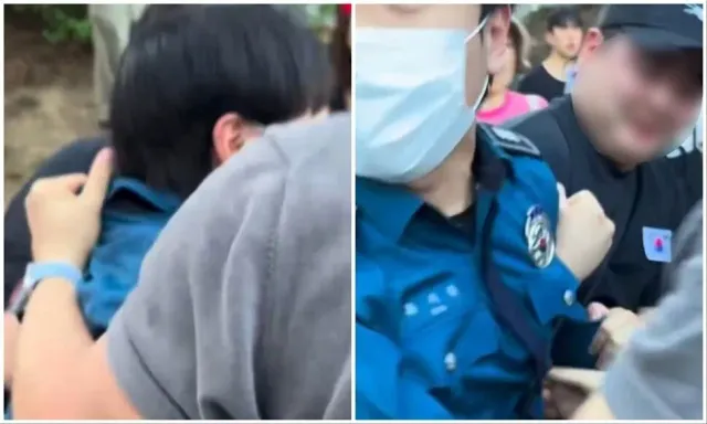 잠실 시위대, 경찰한테 “시진핑 개×× 해봐” “중국 공안이냐”…폭행까지

6·3 지방선거 투표용지 부족 사태로 촉발된 ‘개표소 봉쇄 시위’가 