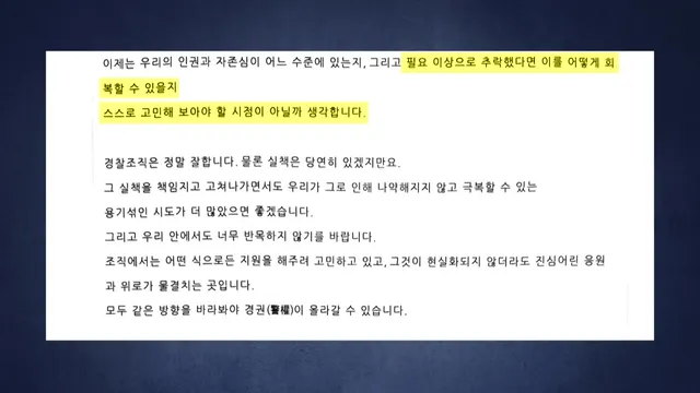 '테무 경찰' 조롱 피해자..."경찰권 회복 고민 시점"

잠실 개표소 시위 현장에서