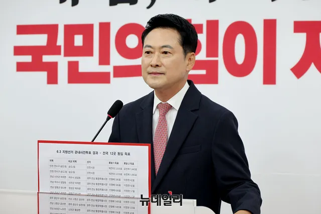 국힘, 선관위 사태보다 '장동혁 책임론'에 관심? … 원내대표 선거가 분...

국민의힘이 6&middot;3 지방선거 투표지 부족 사태와 관련
