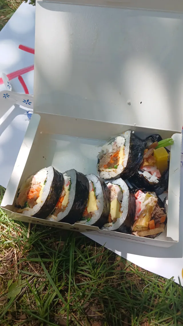 올림픽공원으로 피크닉 즐기러 오세요~
아이스커피 빅맥 김밥 먹거리 천국 ^^