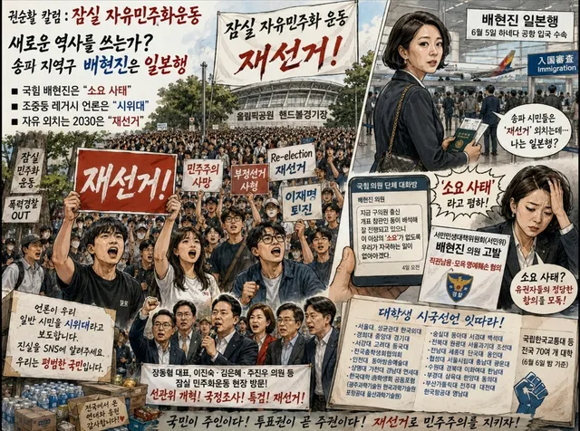 잠실 자유민주화운동 … 새로운 역사 쓰는가 [권순활 칼럼 : 송파 지역구...

■ 참정권이 박탈 당했다지금 서울 송파구 방이동 올림픽공원 내 