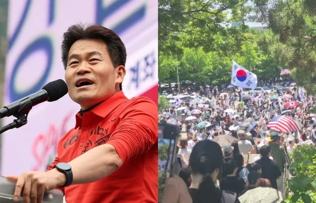 전한길 "6·3 선거 무효" 주장…잠실 개표소 인파 수천 명대로

투표지 부족 사태를 계기로 시작된 재선거 촉구 시위가 서울 도심 곳곳으로 확산