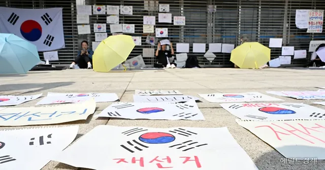 “일터로 돌아가고 싶어요” 올림픽공원 집회, 사무실 빼앗긴 체육계 호소 [세상&]

[헤럴드경제=이영기 기자] 선거관리위원회의 투표용지 부족 사