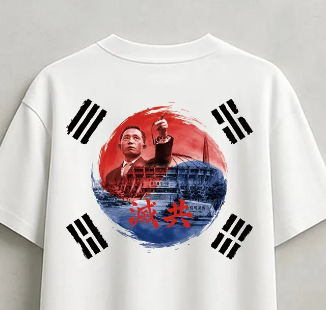 아... 멸공 외치지 말라고 하니까 더 하고싶어가지구 상대하기도 싫어서 그냥 티셔츠로 만들어버렸어요... 어.쩔.껀.데...!!!!!! 자유민주