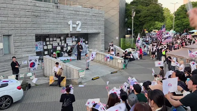 아이들이 주도하는 평화시위