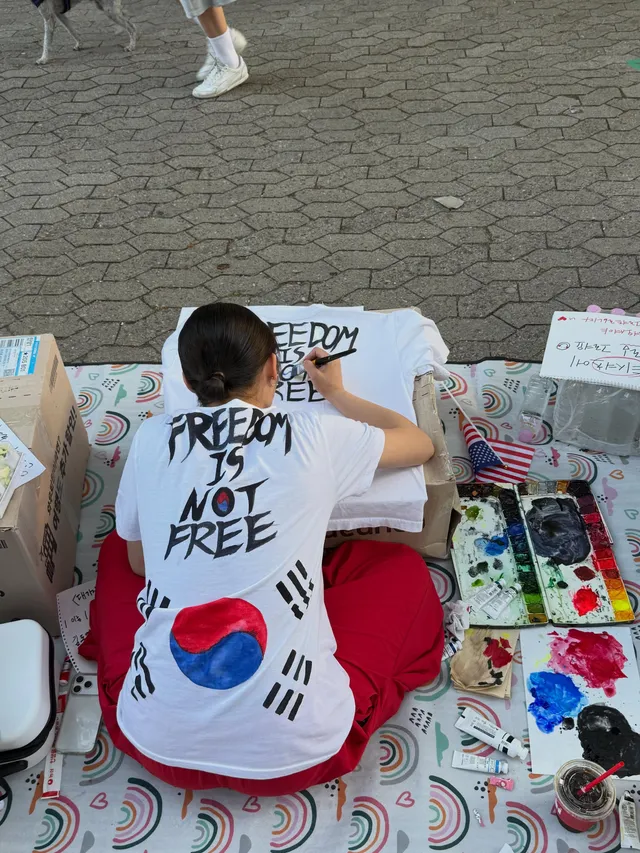 내일은 더 많이 그려보도록 하겠습니다인스타 보고 찾아와 주신분들 감사합니다 🙏🏻🫡🇰🇷❤️자유는 공짜가 아니다자유민주주의수호