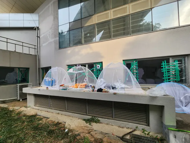 내 첫 스레드가 이렇게 쓰일 줄은 몰랐는데...

올공 와서 게이트마다 돌다가 점점 인파가 많아져서 내향인 존도 가보고, 2-3 구역 아래까지 