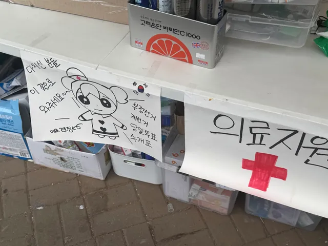 올공 1-3 의료지원부스 에서 이제 썬크림 모기기피제 쿨링패치는 응급환자 처치 우선으로 인해 배부 안 해요

자원봉사자님들께 여쭤봐주세요.ᐟ