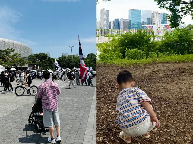 올림픽공원, 언제든
가족들과 시간 보내기 좋은 곳이죠

이번 주말 가족 나들이 장소는
고민할 필요가 없는 것 같아요💜