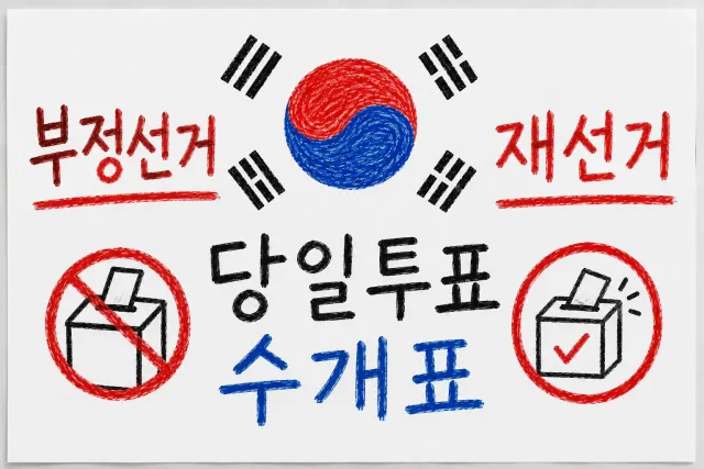 국민의 참정권을 침해한 이번 6.3 부정선거!
- 반드시 재선거하고,
- 당일투표,수개표 해야 한다!