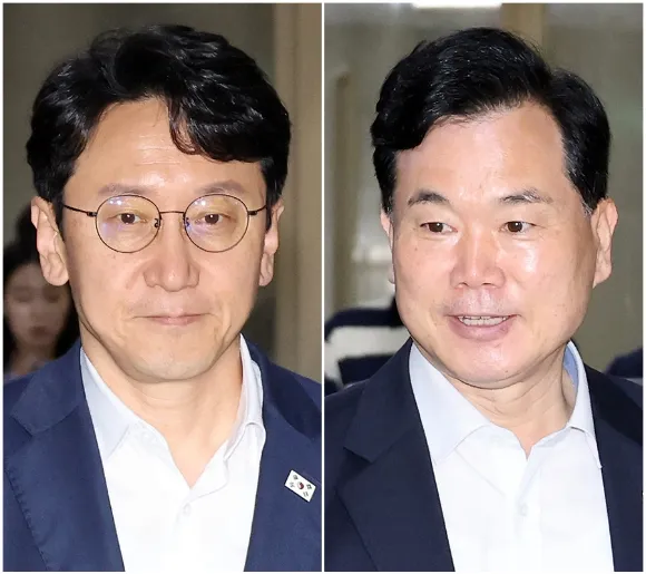 '투표용지 국조·원구성' 與野 원내수석 회동…입장 차만 확인

국조특위, 위원장 소속·위원 수 쟁점 
원구성, 양당 모두