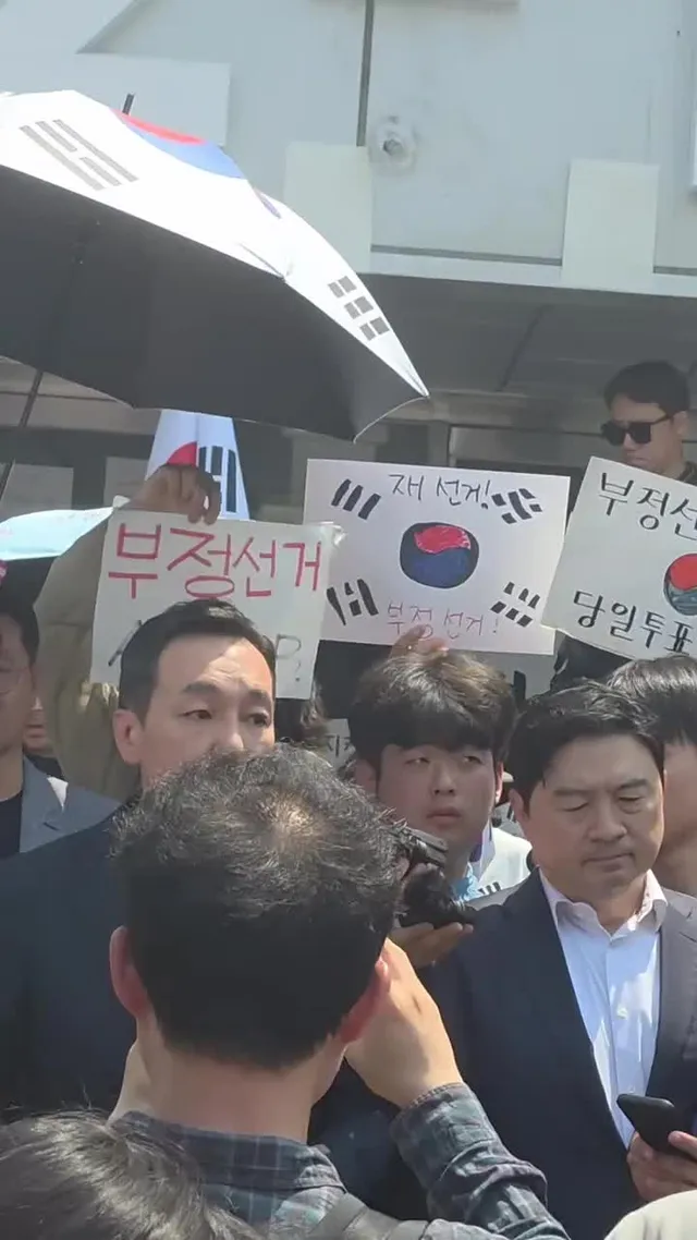 실시간 올림픽공원에 김민수 국힘 최고위원님 오셨음