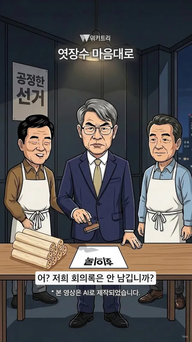 [위키만평] 엿장수 마음대로 https://www.wikitree.co.kr/articles/1140765 투표용지 부족 사태가 일부 투표소 혼