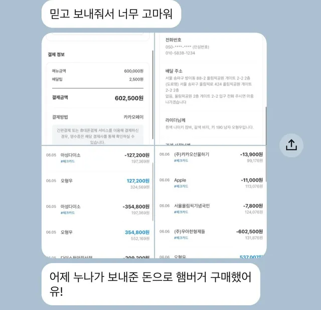 어제 밤 올림픽공원으로 햄버거를 보냈습니다.
몸이 함께 하지 못해 죄송한 마음이에요.

대한민국의 자유가 지켜지길 간절하게 바랍니다🙏