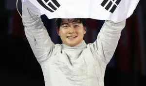 잠실시위대 막혀 남의 칼 들고 아시아선수권 간 오상욱

잠실 개표소 봉쇄 시위로 장비 반출에 차질이 생겨 2026 아시아선수권에 출전하는 오상욱