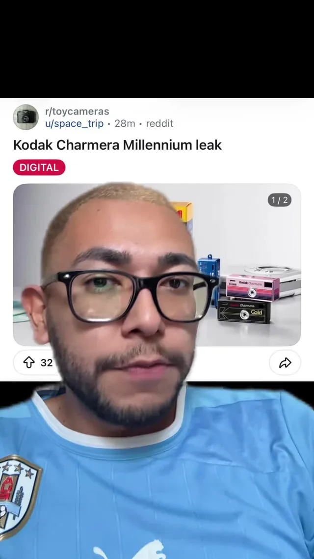 New Kodak Charmera Millenium, seems to be a y2k inspired camera. Might just be a