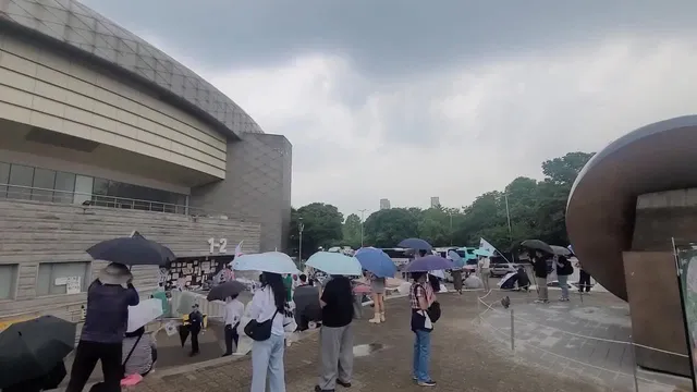올공 비 좀 온다...