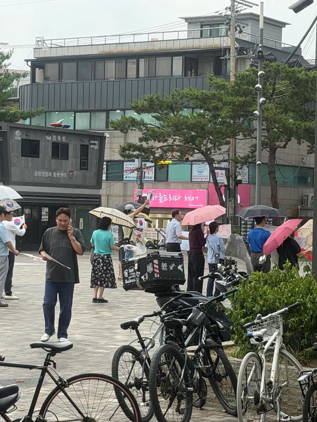 병원 가는 중인데 일반 동네 공원같은곳이야 부정선거 재선거 외친다 ㅜㅜ 감동이야 ㅜㅜ  목소리만 안나갔어도 잠깐이라도 외치고 가고싶다 ㅜㅜ