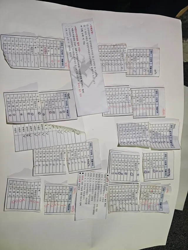 본인이 복원한 문서들