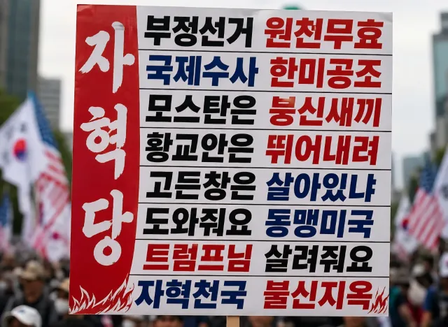 그들이 묻는다. '부정선거'가 아닌데 왜 '재선거'를 해요?
 
'부정선거'라면 '국제수사' 해야죠.
'국제수사' 하려면 '한미공조' 해야죠
'