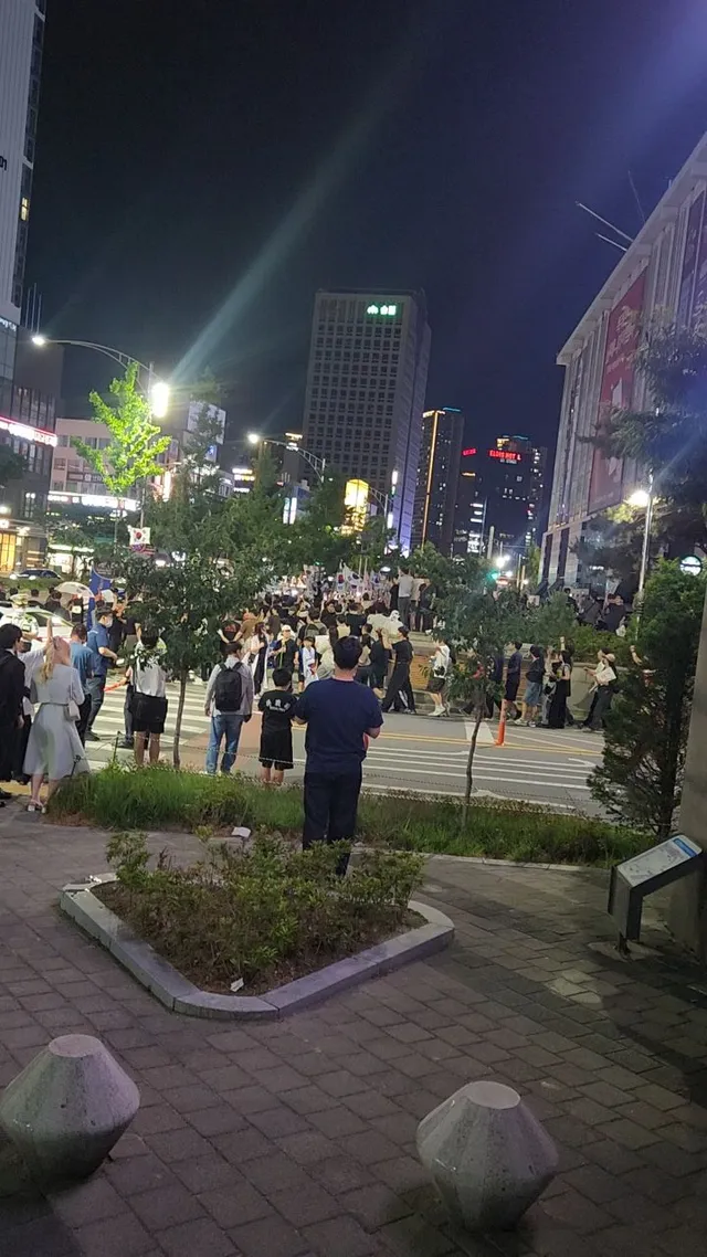 대구 반월당 집회 쩌네 몇명인지 감도 안잡힘