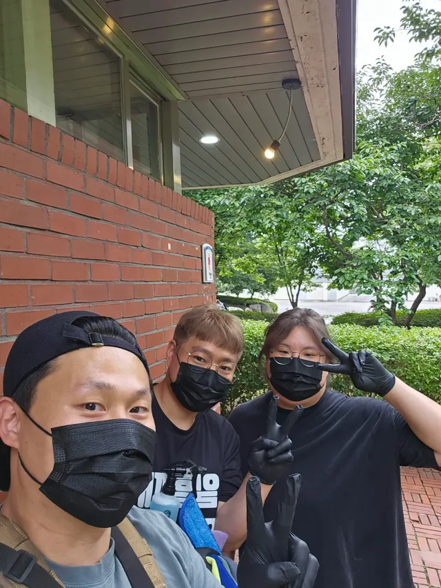 올림픽공원 화장실 청소봉사 시작했습니다!
