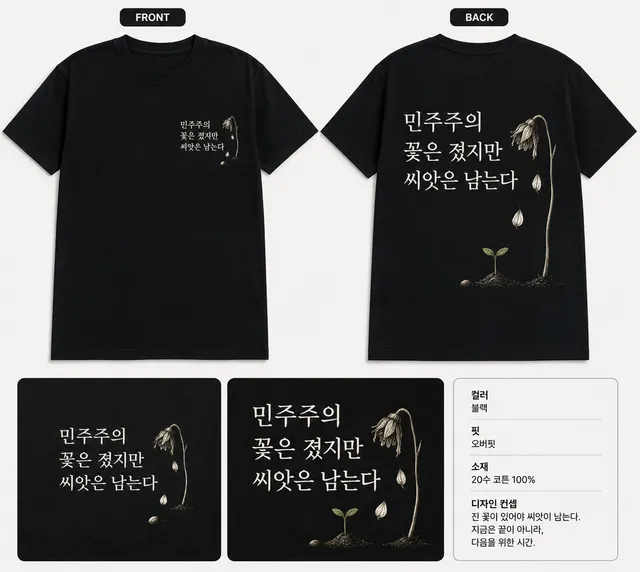 침묵하지 않는 사람들을 위한, 혹은 목소리를 내고자 하는 사람들이 '자유롭게 표현 할 수 있는' 굿즈를 만들어보려고 해.

정당을 위한 게 아니