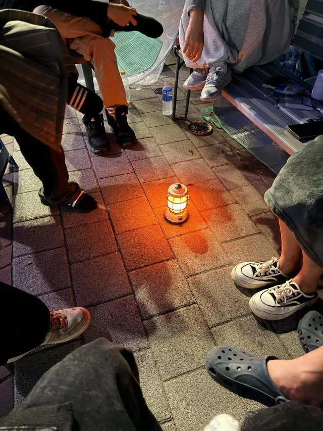 우리는 그냥 호떡 얘기나 했을뿐..
모닥불인줄 아시고 올공 직원분 오셨다감🫪