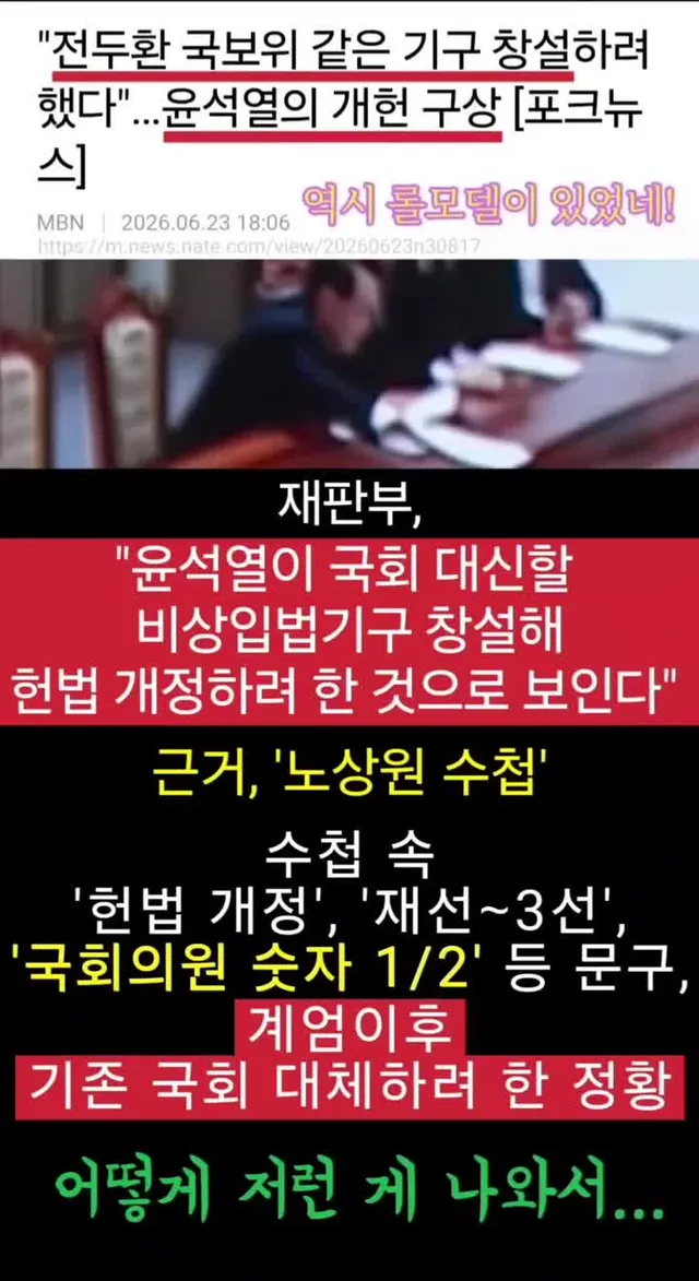 #윤석열 #전두환 #내란 #극우 #계엄