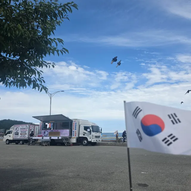 포항은 오늘 푸드트럭(자장면나눔)
부정선거 재선거
당일투표 수개표
위한 나눔있다합니다
장소ㅡ영일대장미원