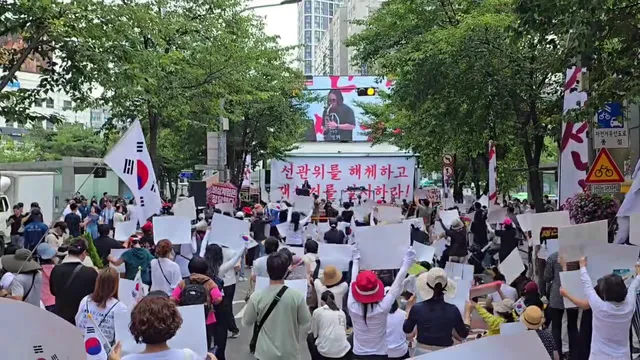 신촌에서 집회!! 재선거!! 🔥🔥🔥