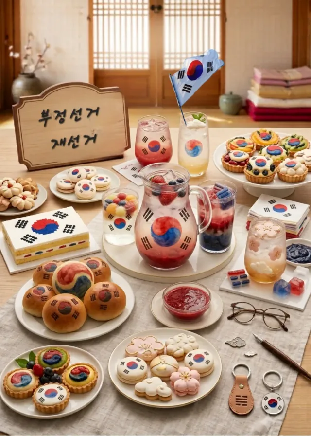 민주화운동 베이커리
어제도 오늘도, 잠실 올공에서 진실을 위해 애쓰시는 분들께 잠시나마 달콤한 휴식이 되었으면 합니다.
정성껏 구운 태극 무늬 