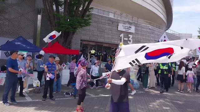 잠실 올림픽공원에서 나라를 지키는 사람들