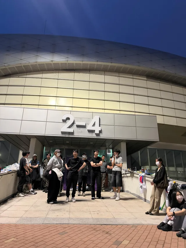 6월7일 오전 04:39 잠실 핸드볼 경기장 2-4 게이트.