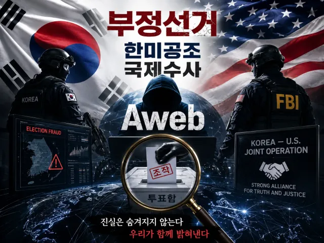 부정선거 aweb 한미공조 국제수사
한미상호방위조약 🇰🇷🇺🇸