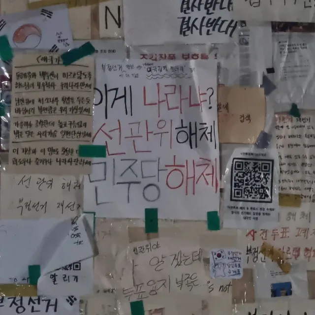 #올림픽공원핸드볼경기장 #부정선거 #재선거 #당일투표 #수개표