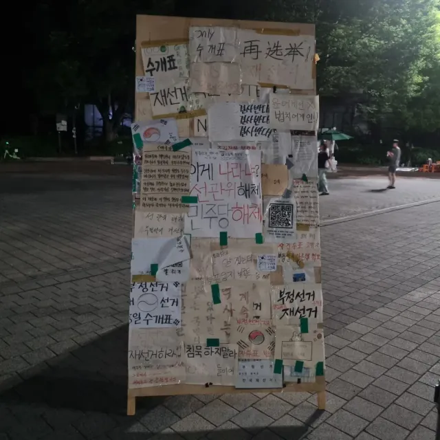 #올림픽공원핸드볼경기장 #부정선거 #재선거 #당일투표 #수개표