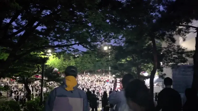 현재 올림픽공원 새벽 4시54분