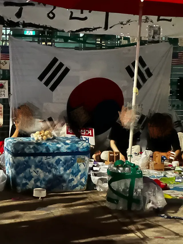 2-3에 너무 큰 태극기를 설치하는 건 조금 아쉬운 것 같습니다. ㅠㅠ 안이 잘 보이지 않게 가려지는 것 같아서요.

혹시 태극기를 옆으로 조금