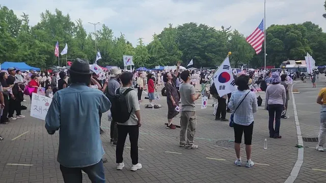 7월 1일. 19시 12분경 올공 부정선거 당일투표 수개표  잠실 민주 항쟁 현장