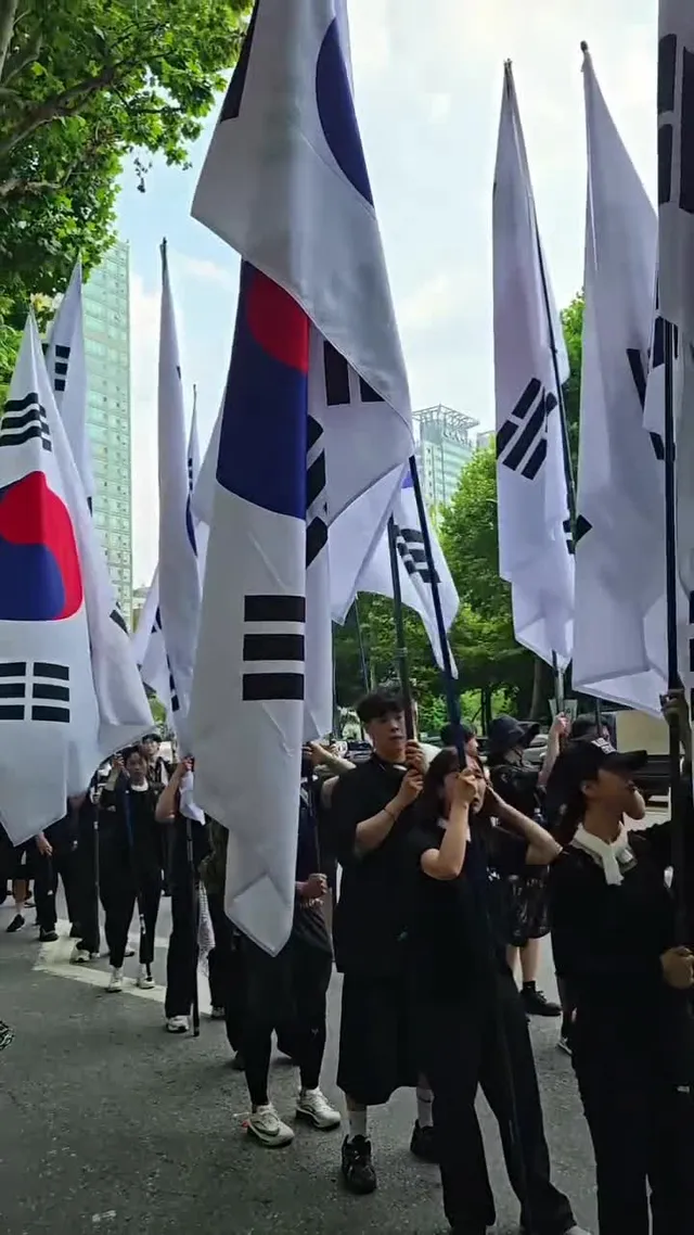 제2 연평해전 서해 6용사 추모하며 잠실-올림픽공원 행진 #연평해전 #잠실 #올림픽공원