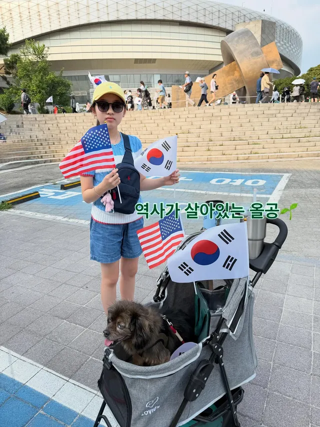 #올공 #주말엔올공 #올림픽공원핸드볼경기장 
#투표용지부족사태 #태극기그려보기🇰🇷 
#아이역사교육 #아이와개 #태극기행진