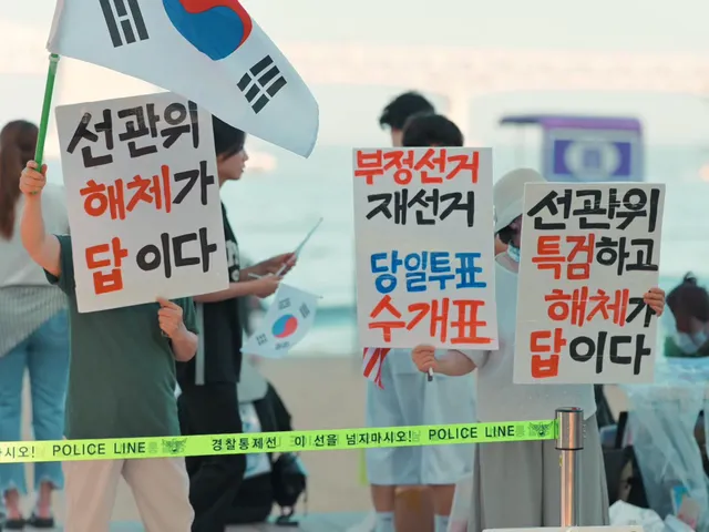 260711 부산 광안리 재선거 행진