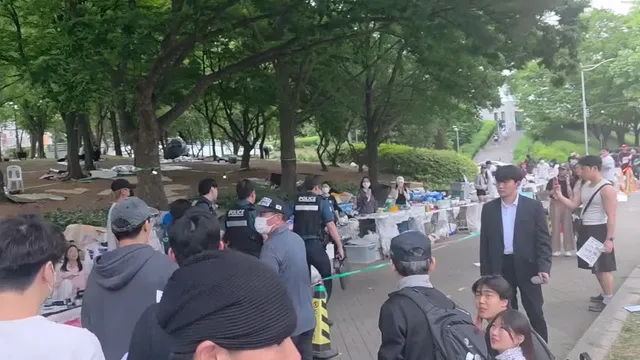 대진연 퇴장 선고, 짐승 소리가 남.