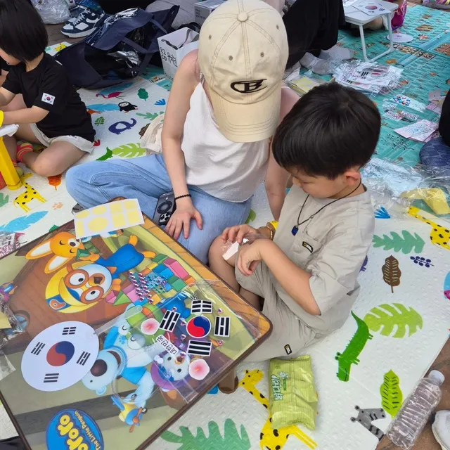 어디 축제 다녀온 건 아닌데...😅😅
올공놀이터 다녀왔음돠...😁

#올림픽공원 #올공놀이터