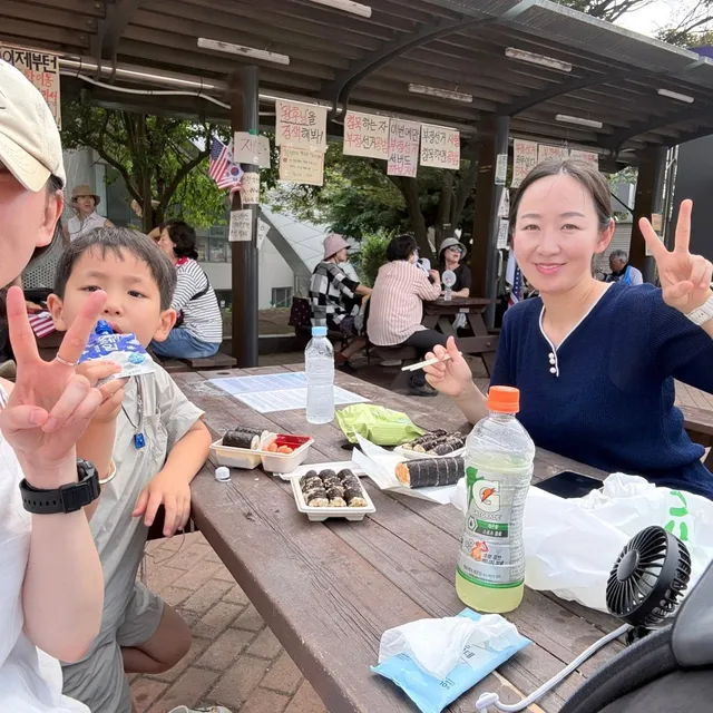 어디 축제 다녀온 건 아닌데...😅😅
올공놀이터 다녀왔음돠...😁

#올림픽공원 #올공놀이터