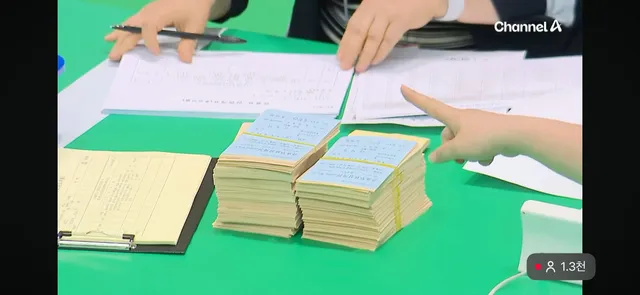 재검표 라이브에 나온 투표지 이거 맞음...?
